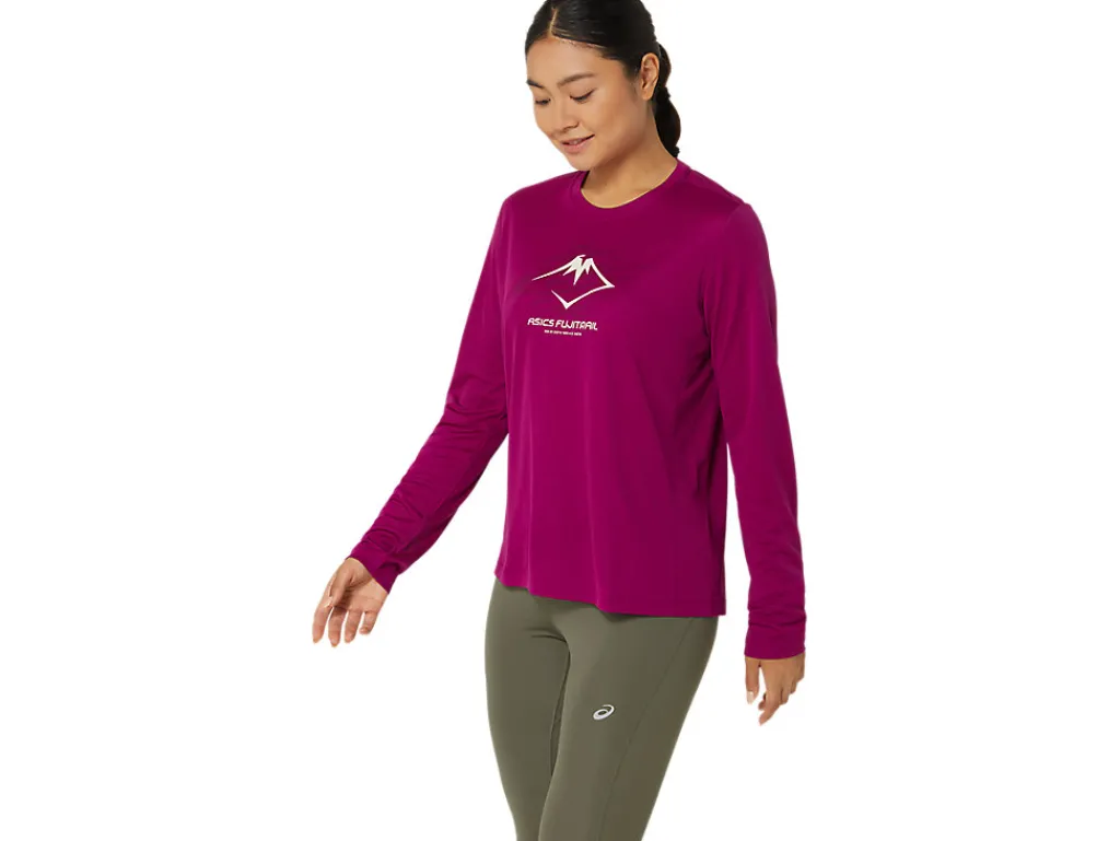 fujitrail_logo_ls_top_2-3.webp ASICS Kleding | Trail running>FUJITRAIL LOGO LS TOP Blackberry/Birch
