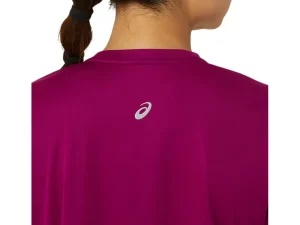 ASICS Kleding | Trail running>FUJITRAIL LOGO LS TOP Blackberry/Birch