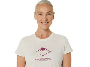 ASICS Kleding | Trail running>FUJITRAIL LOGO SS TOP Birch