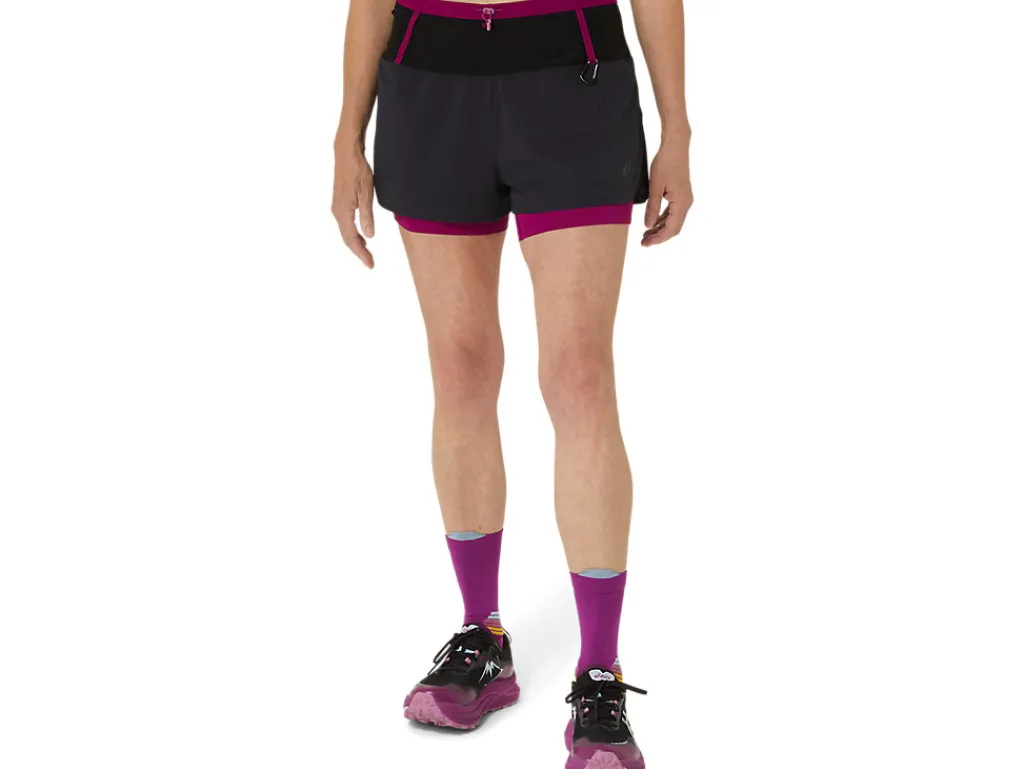 fujitrail_n_short_0.webp ASICS Kleding | Trail running>FUJITRAIL 2-N-1 SHORT Performance Black/Blackberry