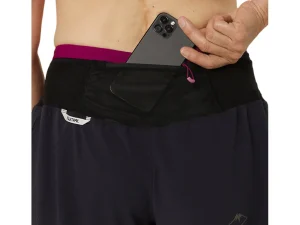 ASICS Kleding | Trail running>FUJITRAIL 2-N-1 SHORT Performance Black/Blackberry