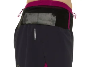 ASICS Kleding | Trail running>FUJITRAIL 2-N-1 SHORT Performance Black/Blackberry