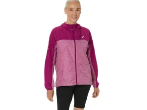 ASICS Kleding | Trail running>FUJITRAIL PACKABLE JACKET Soft Berry/Blackberry