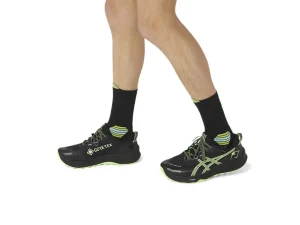 ASICS Kleding | Trail running>FUJITRAIL RUN SOCK Performance Black/Illuminate Green