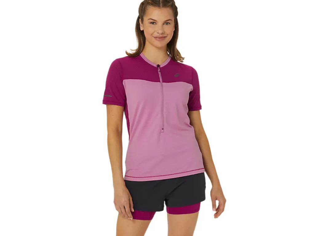 fujitrail_ss_top_0-1.webp ASICS Kleding | Trail running>FUJITRAIL SS TOP Soft Berry/Blackberry