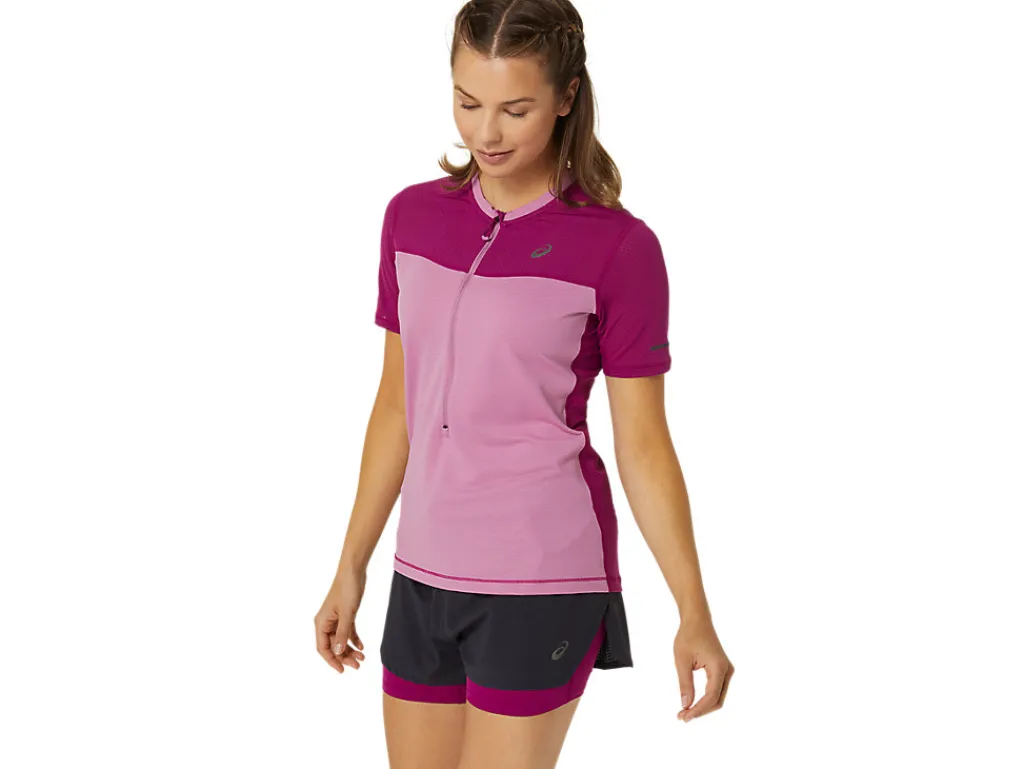fujitrail_ss_top_1-1.webp ASICS Kleding | Trail running>FUJITRAIL SS TOP Soft Berry/Blackberry