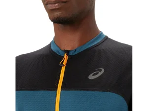ASICS Kleding | Trail running>FUJITRAIL SS TOP Magnetic Blue/Performance Black