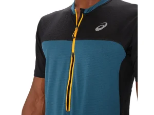 ASICS Kleding | Trail running>FUJITRAIL SS TOP Magnetic Blue/Performance Black