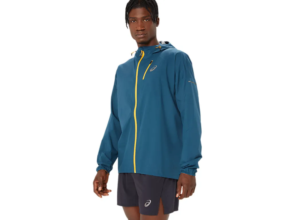 fujitrail_waterproof_jack_2.webp ASICS Kleding | Trail running>FUJITRAIL WATERPROOF JACKET Magnetic Blue