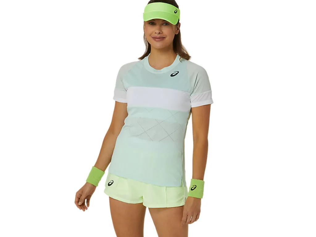 game_ss_top_0-1.webp ASICS Kleding | Shirts met korte mouwen>GAME SS TOP Pale Blue