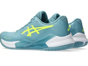 ASICS Tennisschoenen | Tennis>GEL-CHALLENGER 14 Gris Blue/Safety Yellow