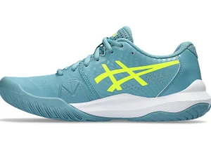 ASICS Tennisschoenen | Tennis>GEL-CHALLENGER 14 Gris Blue/Safety Yellow