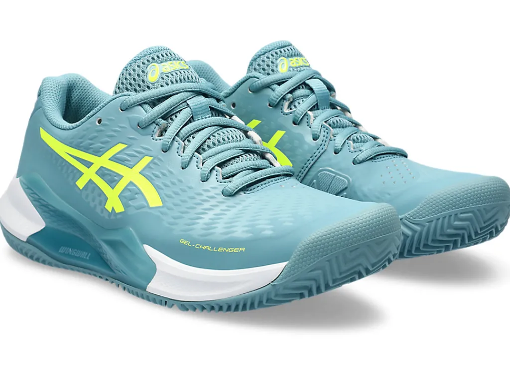 gelchallenger__clay_1-5.webp ASICS Tennisschoenen | Tennis>GEL-CHALLENGER 14 CLAY Gris Blue/Safety Yellow