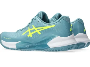 ASICS Tennisschoenen | Tennis>GEL-CHALLENGER 14 CLAY Gris Blue/Safety Yellow