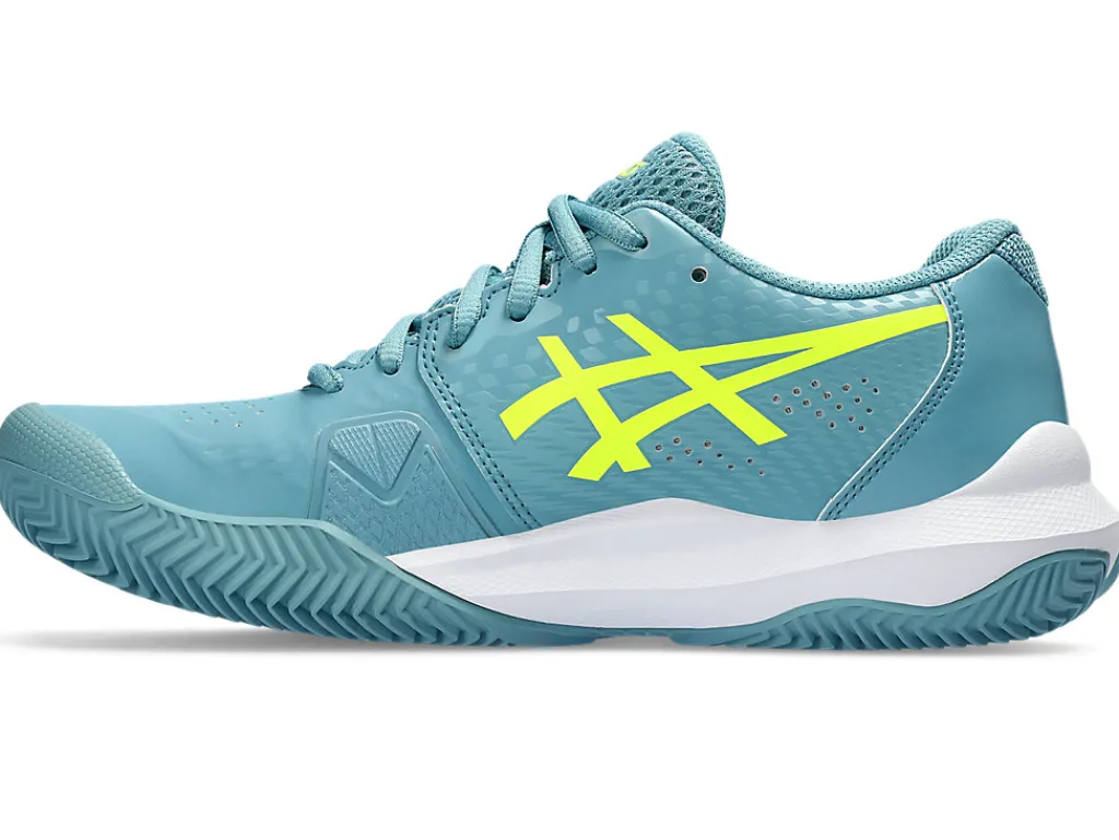 gelchallenger__clay_3-5.webp ASICS Tennisschoenen | Tennis>GEL-CHALLENGER 14 CLAY Gris Blue/Safety Yellow