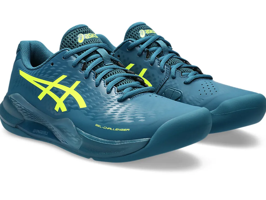 gelchallenger__indoor_1-1.webp ASICS Tennisschoenen | Tennis>GEL-CHALLENGER 14 INDOOR Restful Teal/Safety Yellow