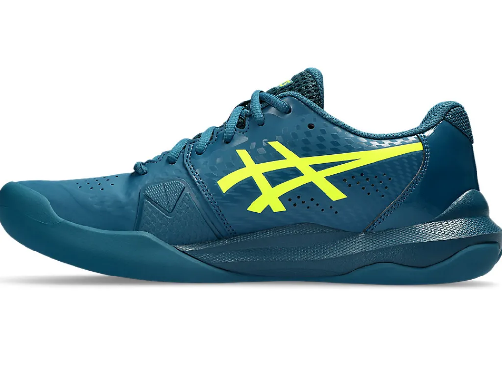 gelchallenger__indoor_3-1.webp ASICS Tennisschoenen | Tennis>GEL-CHALLENGER 14 INDOOR Restful Teal/Safety Yellow