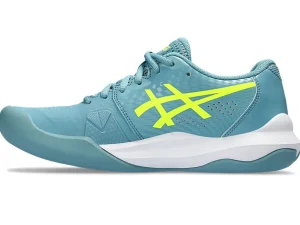 ASICS Tennisschoenen | Tennis>GEL-CHALLENGER 14 INDOOR Gris Blue/Safety Yellow