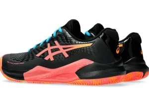 ASICS Padel | Padel>GEL-CHALLENGER 14 PADEL Black/Blazing Coral