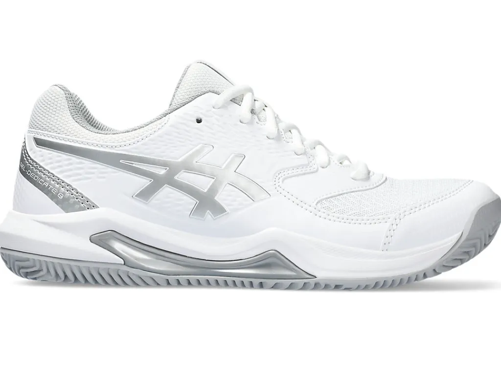 geldedicate__clay_0-6.webp ASICS Tennisschoenen | Tennis>GEL-DEDICATE 8 CLAY White/Pure Silver