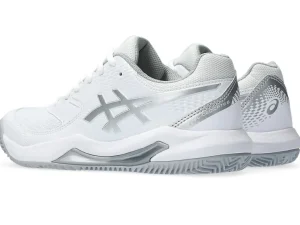 ASICS Tennisschoenen | Tennis>GEL-DEDICATE 8 CLAY White/Pure Silver