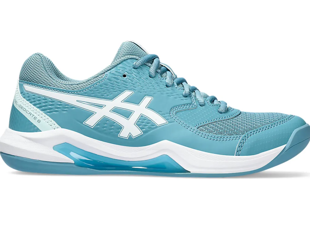 geldedicate__indoor_0.webp ASICS Tennisschoenen | Tennis>GEL-DEDICATE 8 INDOOR Gris Blue/White