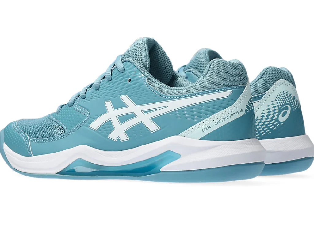 geldedicate__indoor_2.webp ASICS Tennisschoenen | Tennis>GEL-DEDICATE 8 INDOOR Gris Blue/White