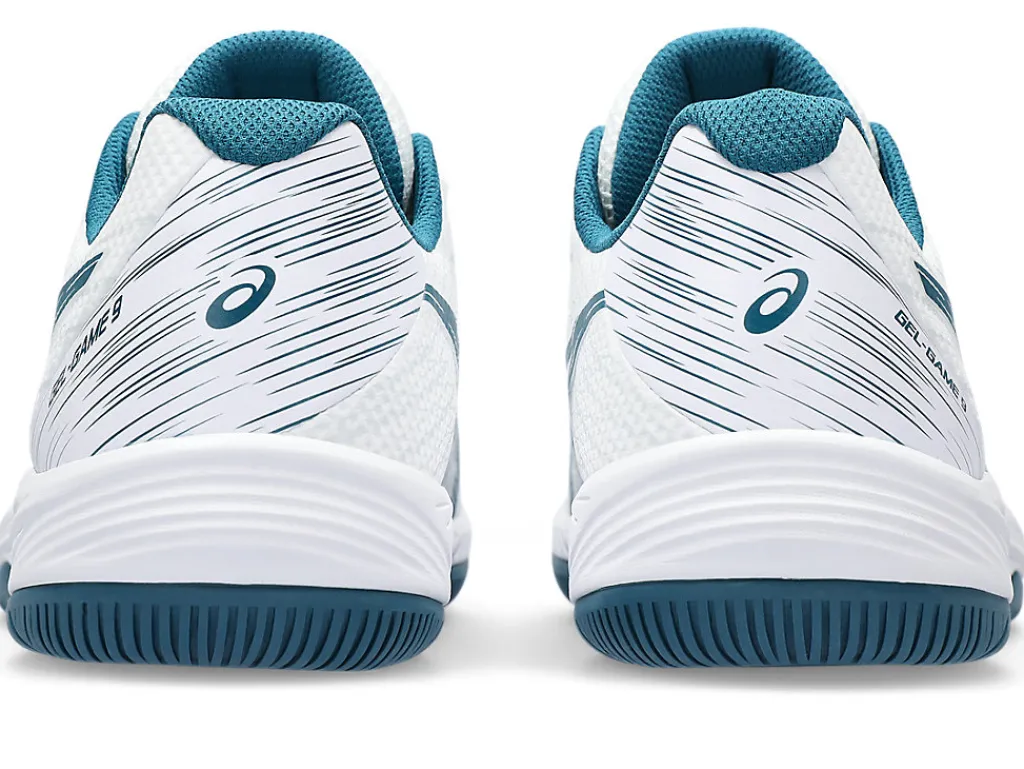 gelgame__4-5.webp ASICS Tennisschoenen | Tennis>GEL-GAME 9 White/Restful Teal