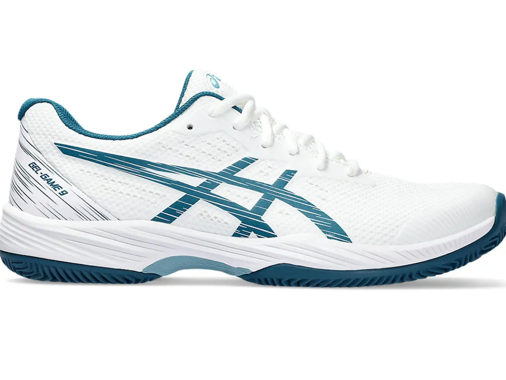 gelgame__clayoc_0-2.webp ASICS Tennisschoenen | Tennis>GEL-GAME 9 CLAY/OC White/Restful Teal