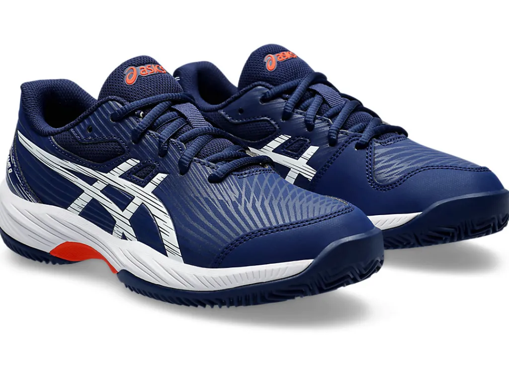 gelgame__gs_clayoc_1.webp ASICS Tennisschoenen | Tennis>GEL-GAME 9 GS CLAY/OC Blue Expanse/White