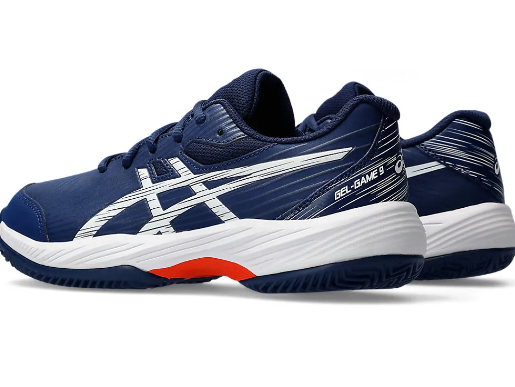 gelgame__gs_clayoc_2.webp ASICS Tennisschoenen | Tennis>GEL-GAME 9 GS CLAY/OC Blue Expanse/White