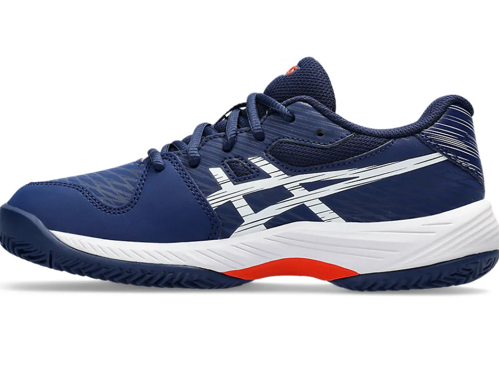 gelgame__gs_clayoc_3.webp ASICS Tennisschoenen | Tennis>GEL-GAME 9 GS CLAY/OC Blue Expanse/White