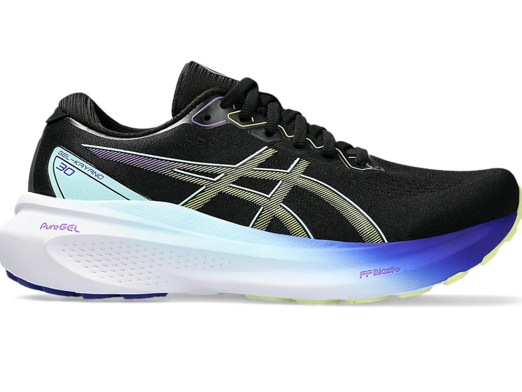 gelkayano__0-34.webp ASICS Run further (stability) | GEL-KAYANO™>GEL-KAYANO 30 Black/Glow Yellow
