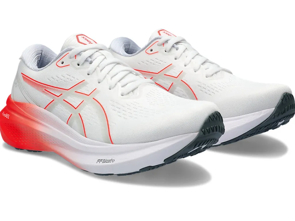 gelkayano__1-22.webp ASICS GEL-KAYANO™ | Hardloopschoenen>GEL-KAYANO 30 White/Sunrise Red