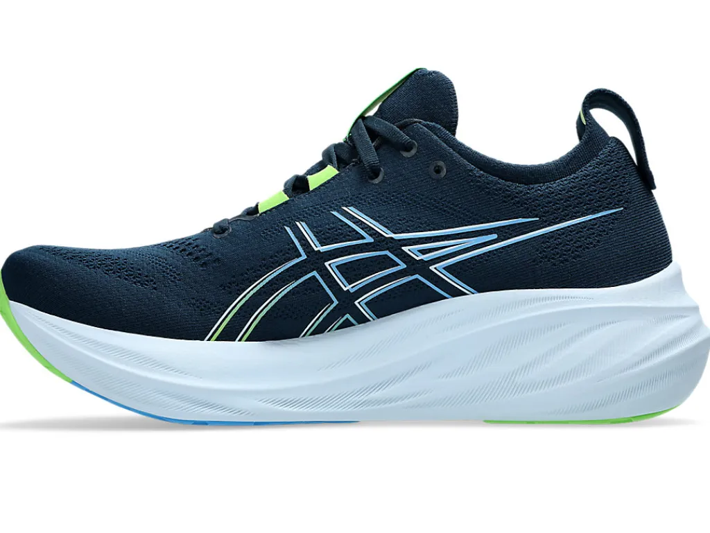 gelnimbus__3.webp ASICS Hardloopschoenen | Hardlopen>GEL-NIMBUS 26 French Blue/Electric Lime