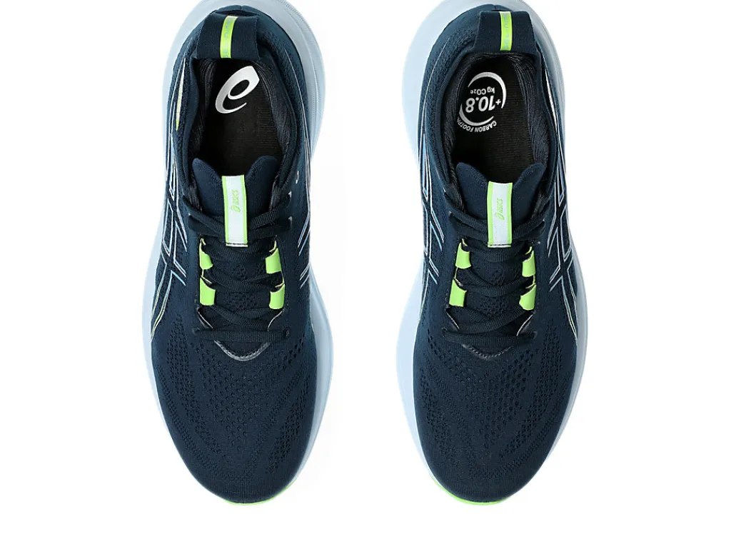 gelnimbus__5.webp ASICS Hardloopschoenen | Hardlopen>GEL-NIMBUS 26 French Blue/Electric Lime