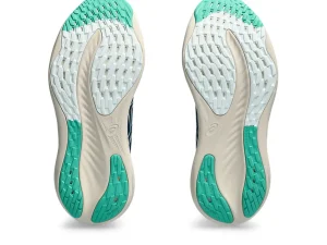 ASICS GEL-NIMBUS™ | Hardloopschoenen>GEL-NIMBUS 26 Blue Expanse/Aurora Green