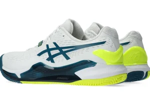 ASICS GEL-RESOLUTION™ | Tennisschoenen>GEL-RESOLUTION 9 CLAY White/Restful Teal