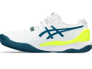 ASICS GEL-RESOLUTION™ | Tennisschoenen>GEL-RESOLUTION 9 CLAY White/Restful Teal