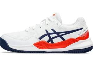 ASICS GEL-RESOLUTION™ | Tennisschoenen>GEL-RESOLUTION 9 GS CLAY White/Blue Expanse