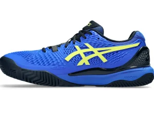 ASICS Padel | Padel>GEL-RESOLUTION 9 PADEL Illusion Blue/Glow Yellow