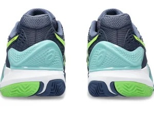 ASICS Padel | Schoenen>GEL-RESOLUTION 9 PADEL Thunder Blue/Electric Lime
