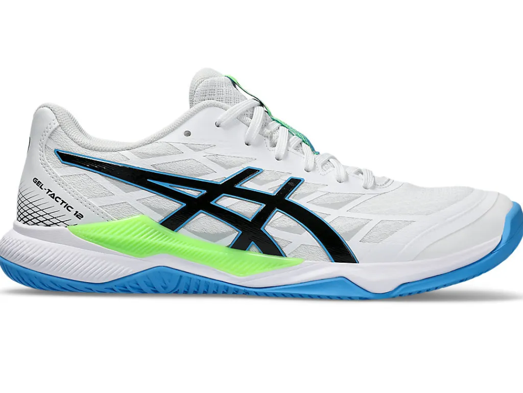 geltactic__0.webp ASICS Squash & badminton | Handbal>GEL-TACTIC 12 White/Lime Burst