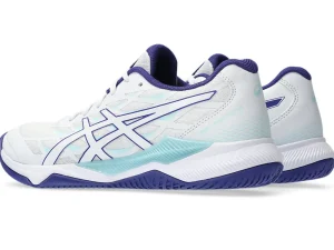 ASICS Netbal | Squash & badminton>GEL-TACTIC 12 White/Eggplant