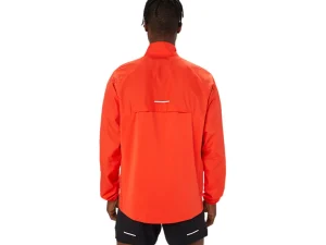 ASICS Kleding | Hardlopen>ICON JACKET True Red/Sunrise Red