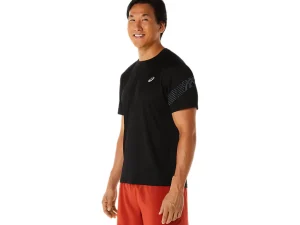 ASICS Kleding | Hardlopen>ICON SS TOP Performance Black/Carrier Grey