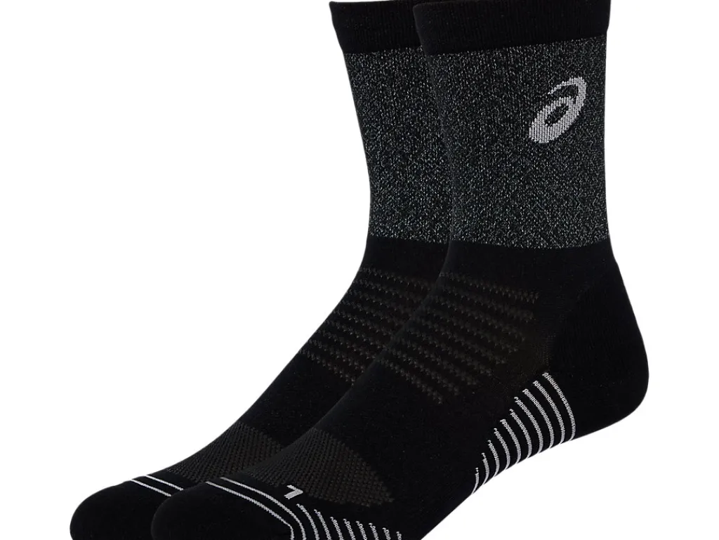 liteshow_run_crew_sock_1.webp ASICS Sokken | Accessoires>LITE-SHOW RUN CREW SOCK Performance Black