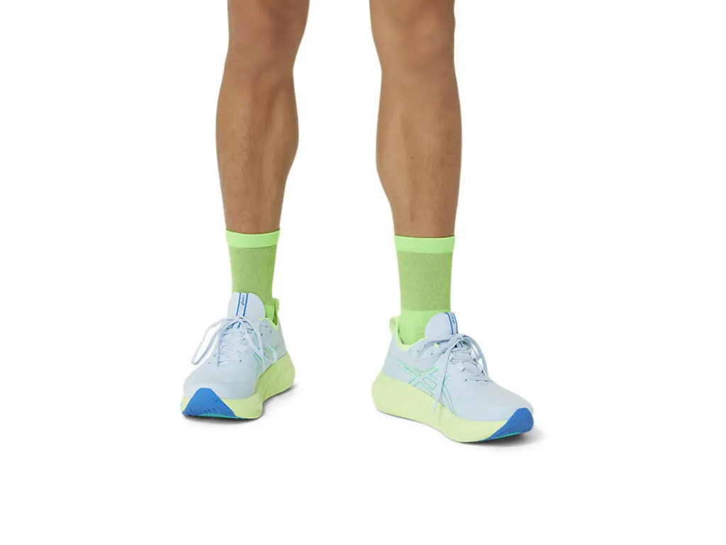 liteshow_run_crew_sock_3-1.webp ASICS Hardlopen | Sokken>LITE-SHOW RUN CREW SOCK Lime Burst