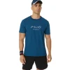 ASICS Kleding | Shirts met korte mouwen>MEN CLASSIC GRAPHIC TEE Mako Blue