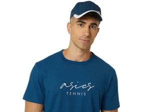 ASICS Kleding | Shirts met korte mouwen>MEN CLASSIC GRAPHIC TEE Mako Blue